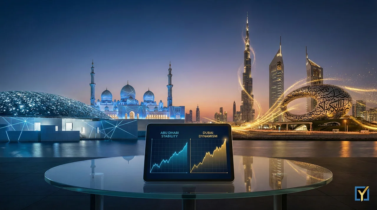 Abu Dhabi vs. Dubai 2026: The DIFC Investor's Definitive Guide to ROI, Lifestyle & Long-Term Wealth Stability
