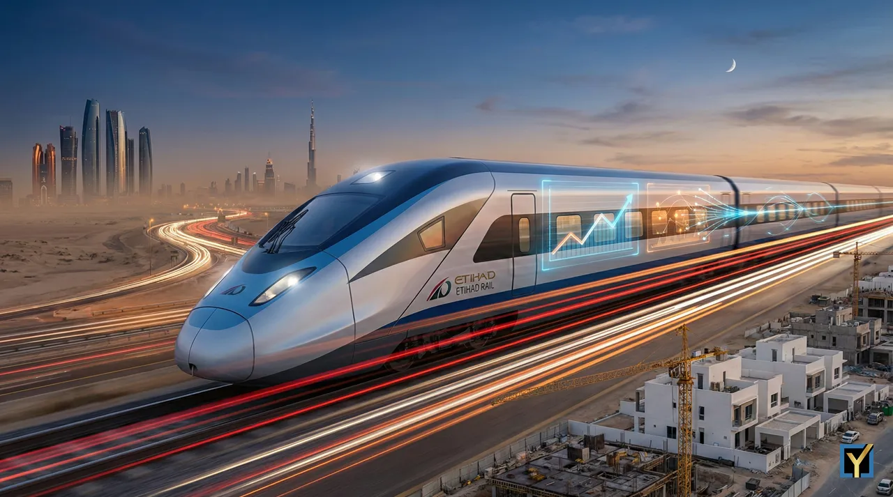The 50-Minute Commute: How Etihad Rail is Redefining Property Values from Abu Dhabi to Dubai South